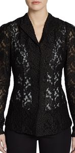 Elie Tahari embroidered lace jacket